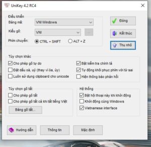 go tieng viet tren phan mem thiet ke theu vi tinh wilcom trong bang ma vni windows